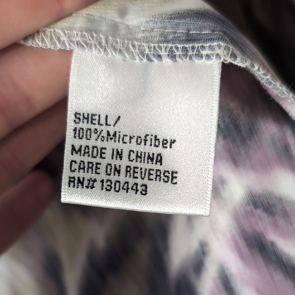 Patty Kim | Pastel Marble Wave Lightweight Utility Blazer Trench Jacket Size S - Picture 7 of 11